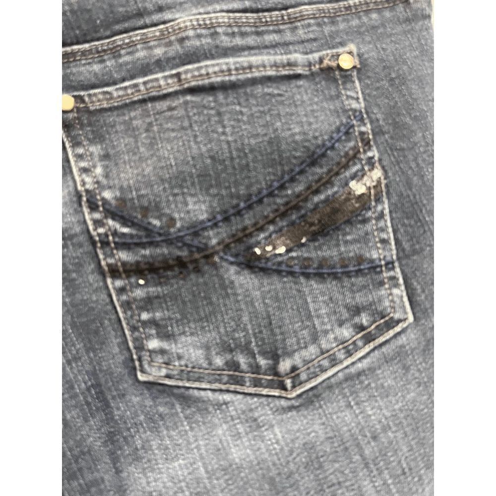 White House Black Market Womens Low rise Slim Leg Jeans Medium wash Sz 8R - Picture 4 of 8